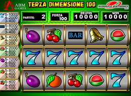 bonus slot machine terza dimensione