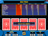 videolottery joker poker vault bonus