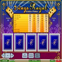 video poker 2 ways royal